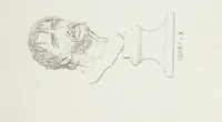 An illustration from Raccolta de' piu belli ed interessanti dipinti, musaici ed altri monumenti rinvenuti negli scavi di Ercolano, di Pompei, e di Stabia, che ammiransi nel Museo nazionale.. (1876)