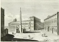 An illustration from Raccolta di 50 vedute antiche, e moderne della città di Roma e sue vicinanze (1827)