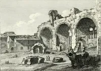 An illustration from Raccolta di 50 vedute antiche, e moderne della città di Roma e sue vicinanze (1827)