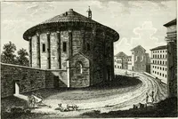 An illustration from Raccolta di 50 vedute antiche, e moderne della città di Roma e sue vicinanze (1827)
