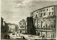 An illustration from Raccolta di 50 vedute antiche, e moderne della città di Roma e sue vicinanze (1827)