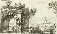 An illustration from Raccolta di 50 vedute antiche, e moderne della città di Roma e sue vicinanze (1827)