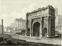 An illustration from Raccolta di 50 vedute antiche, e moderne della città di Roma e sue vicinanze (1827)