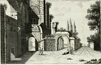 An illustration from Raccolta di 50 vedute antiche, e moderne della città di Roma e sue vicinanze (1827)