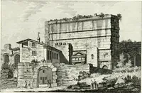 An illustration from Raccolta di 50 vedute antiche, e moderne della città di Roma e sue vicinanze (1827)