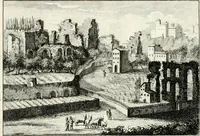 An illustration from Raccolta di 50 vedute antiche, e moderne della città di Roma e sue vicinanze (1827)