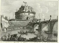 An illustration from Raccolta di 50 vedute antiche, e moderne della città di Roma e sue vicinanze (1827)