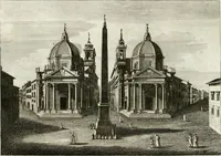 An illustration from Raccolta di 50 vedute antiche, e moderne della città di Roma e sue vicinanze (1827)