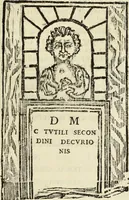 An illustration from Raccolta di diverse antiche inscrizioni e medaglie epitalamiche : ritrovate negli stati di S.S.R.M. il Re di Sardegna : e due dissertazioni sopra un antico turibolo, e campanello (1781)