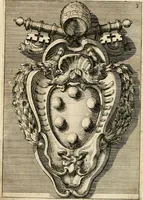 An illustration from Raccolta di varie targhe di Roma fatte da professori primarj, disegnate, ed intagliate da Filippo Juvarra, architetto (1711)