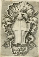 An illustration from Raccolta di varie targhe di Roma fatte da professori primarj, disegnate, ed intagliate da Filippo Juvarra, architetto (1711)
