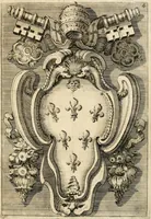 An illustration from Raccolta di varie targhe di Roma fatte da professori primarj, disegnate, ed intagliate da Filippo Juvarra, architetto (1711)