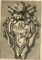 An illustration from Raccolta di varie targhe di Roma fatte da professori primarj, disegnate, ed intagliate da Filippo Juvarra, architetto (1711)