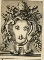 An illustration from Raccolta di varie targhe di Roma fatte da professori primarj, disegnate, ed intagliate da Filippo Juvarra, architetto (1711)