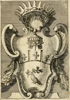 An illustration from Raccolta di varie targhe di Roma fatte da professori primarj, disegnate, ed intagliate da Filippo Juvarra, architetto (1711)