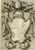 An illustration from Raccolta di varie targhe di Roma fatte da professori primarj, disegnate, ed intagliate da Filippo Juvarra, architetto (1711)