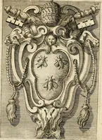 An illustration from Raccolta di varie targhe di Roma fatte da professori primarj, disegnate, ed intagliate da Filippo Juvarra, architetto (1711)