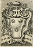 An illustration from Raccolta di varie targhe di Roma fatte da professori primarj, disegnate, ed intagliate da Filippo Juvarra, architetto (1711)