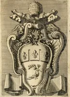 An illustration from Raccolta di varie targhe di Roma fatte da professori primarj, disegnate, ed intagliate da Filippo Juvarra, architetto (1711)