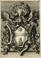 An illustration from Raccolta di varie targhe di Roma fatte da professori primarj, disegnate, ed intagliate da Filippo Juvarra, architetto (1711)