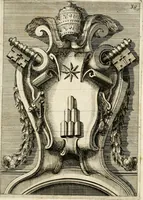 An illustration from Raccolta di varie targhe di Roma fatte da professori primarj, disegnate, ed intagliate da Filippo Juvarra, architetto (1711)