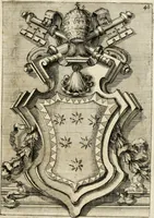 An illustration from Raccolta di varie targhe di Roma fatte da professori primarj, disegnate, ed intagliate da Filippo Juvarra, architetto (1711)