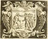 An illustration from Racconto dell'esequie fatte in Cremona all'eminentissimo signor cardinale Pietro Campori, vescouo d'essa città (1643)