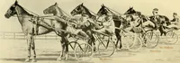 An illustration from Racing and pleasure vehicles : catalog no. 6, showing a complete line of vehicles suitable for all speeding and driving purposes (1910)