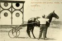 An illustration from Racing and pleasure vehicles : catalog no. 6, showing a complete line of vehicles suitable for all speeding and driving purposes (1910)