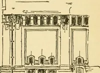 An illustration from Radford's architectural drawing : complete guide to work of architect's office, drawing to scale--tracing--detailing--designing --classic order of architecture. A complete and thorough course, clearly written and beautifully illustrated; suited alike to individual study and class instruction (1912)