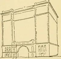 An illustration from Radford's architectural drawing : complete guide to work of architect's office, drawing to scale--tracing--detailing--designing --classic order of architecture. A complete and thorough course, clearly written and beautifully illustrated; suited alike to individual study and class instruction (1912)