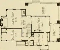 An illustration from Radford's architectural drawing : complete guide to work of architect's office, drawing to scale--tracing--detailing--designing --classic order of architecture. A complete and thorough course, clearly written and beautifully illustrated; suited alike to individual study and class instruction (1912)