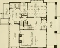 An illustration from Radford's architectural drawing : complete guide to work of architect's office, drawing to scale--tracing--detailing--designing --classic order of architecture. A complete and thorough course, clearly written and beautifully illustrated; suited alike to individual study and class instruction (1912)