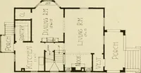 An illustration from Radford's architectural drawing : complete guide to work of architect's office, drawing to scale--tracing--detailing--designing --classic order of architecture. A complete and thorough course, clearly written and beautifully illustrated; suited alike to individual study and class instruction (1912)