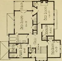An illustration from Radford's architectural drawing : complete guide to work of architect's office, drawing to scale--tracing--detailing--designing --classic order of architecture. A complete and thorough course, clearly written and beautifully illustrated; suited alike to individual study and class instruction (1912)