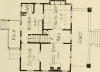 An illustration from Radford's architectural drawing : complete guide to work of architect's office, drawing to scale--tracing--detailing--designing --classic order of architecture. A complete and thorough course, clearly written and beautifully illustrated; suited alike to individual study and class instruction (1912)