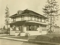 An illustration from Radford's architectural drawing : complete guide to work of architect's office, drawing to scale--tracing--detailing--designing --classic order of architecture. A complete and thorough course, clearly written and beautifully illustrated; suited alike to individual study and class instruction (1912)
