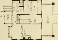 An illustration from Radford's architectural drawing : complete guide to work of architect's office, drawing to scale--tracing--detailing--designing --classic order of architecture. A complete and thorough course, clearly written and beautifully illustrated; suited alike to individual study and class instruction (1912)