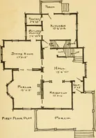 An illustration from Radford's architectural drawing : complete guide to work of architect's office, drawing to scale--tracing--detailing--designing --classic order of architecture. A complete and thorough course, clearly written and beautifully illustrated; suited alike to individual study and class instruction (1912)