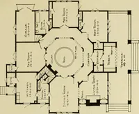 An illustration from Radford's architectural drawing : complete guide to work of architect's office, drawing to scale--tracing--detailing--designing --classic order of architecture. A complete and thorough course, clearly written and beautifully illustrated; suited alike to individual study and class instruction (1912)