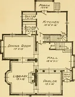 An illustration from Radford's architectural drawing : complete guide to work of architect's office, drawing to scale--tracing--detailing--designing --classic order of architecture. A complete and thorough course, clearly written and beautifully illustrated; suited alike to individual study and class instruction (1912)