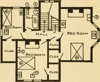 An illustration from Radford's architectural drawing : complete guide to work of architect's office, drawing to scale--tracing--detailing--designing --classic order of architecture. A complete and thorough course, clearly written and beautifully illustrated; suited alike to individual study and class instruction (1912)