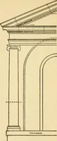 An illustration from Radford's architectural drawing : complete guide to work of architect's office, drawing to scale--tracing--detailing--designing --classic order of architecture. A complete and thorough course, clearly written and beautifully illustrated; suited alike to individual study and class instruction (1912)