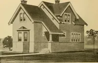 An illustration from Radford's artistic bungalows : unique collection of 208 designs, best modern ideas in bungalow architecture. (1908)