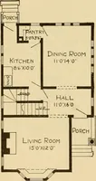 Picture 214 of 485 from Radford's artistic bungalows : unique collection of 208 designs, best modern ideas in bungalow architecture. (1908), leaf 101