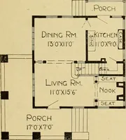 Picture 244 of 485 from Radford's artistic bungalows : unique collection of 208 designs, best modern ideas in bungalow architecture. (1908), leaf 114