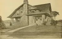 An illustration from Radford's artistic bungalows : unique collection of 208 designs, best modern ideas in bungalow architecture. (1908)
