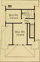 Picture 8 of 485 from Radford's artistic bungalows : unique collection of 208 designs, best modern ideas in bungalow architecture. (1908), leaf 14