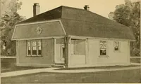 An illustration from Radford's artistic bungalows : unique collection of 208 designs, best modern ideas in bungalow architecture. (1908)