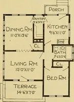 Picture 316 of 485 from Radford's artistic bungalows : unique collection of 208 designs, best modern ideas in bungalow architecture. (1908), leaf 148